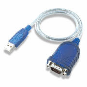 Produktbild von USB-Adapter 1xUSB,1x Seriell DB9/m,blau